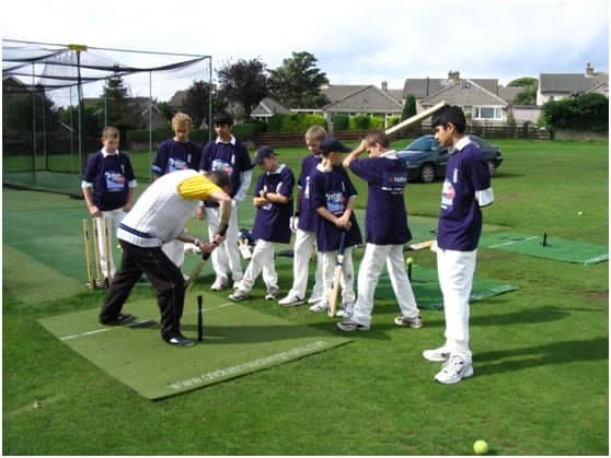 use the Cricket coaching mat to improve your game